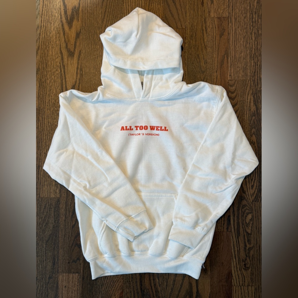 Taylor Swift All Too Well Lyrics Hoodie | Size Youth Small